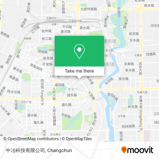中冶科技有限公司 map