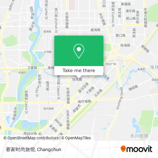 赛家时尚旅馆 map