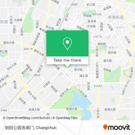 朝阳公园东南门 map