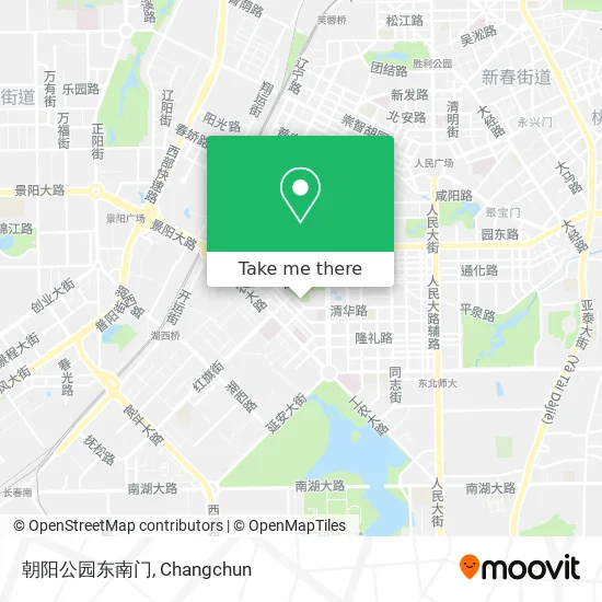 朝阳公园东南门 map