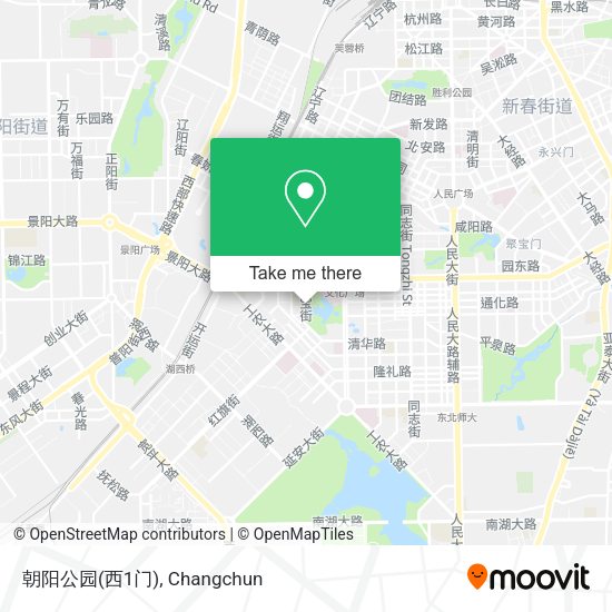 朝阳公园(西1门) map