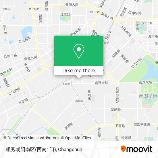 领秀朝阳南区(西南1门) map