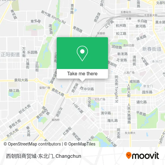 西朝阳商贸城-东北门 map