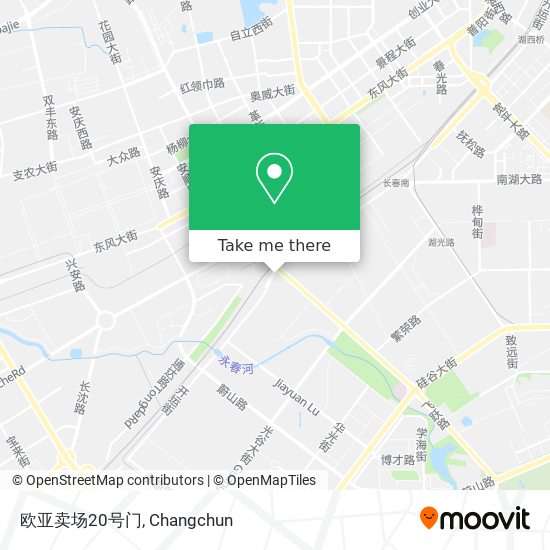 欧亚卖场20号门 map