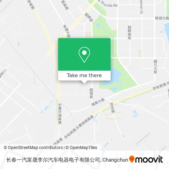 长春一汽富晟李尔汽车电器电子有限公司 map