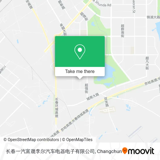 长春一汽富晟李尔汽车电器电子有限公司 map