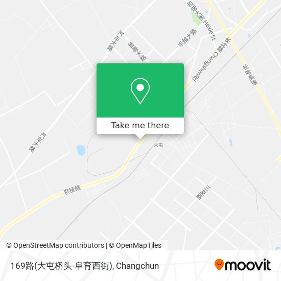 169路(大屯桥头-阜育西街) map