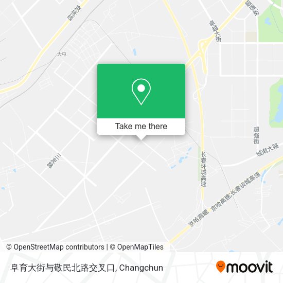 阜育大街与敬民北路交叉口 map