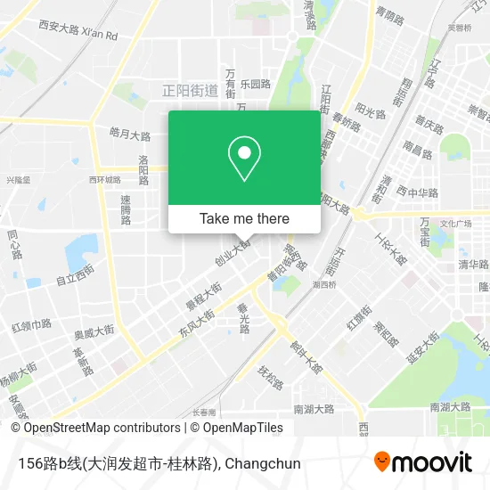 156路b线(大润发超市-桂林路) map