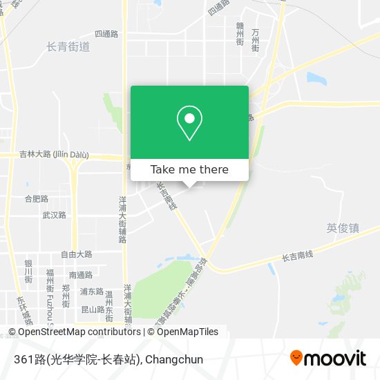 361路(光华学院-长春站) map