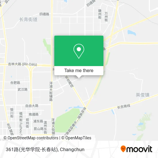 361路(光华学院-长春站) map