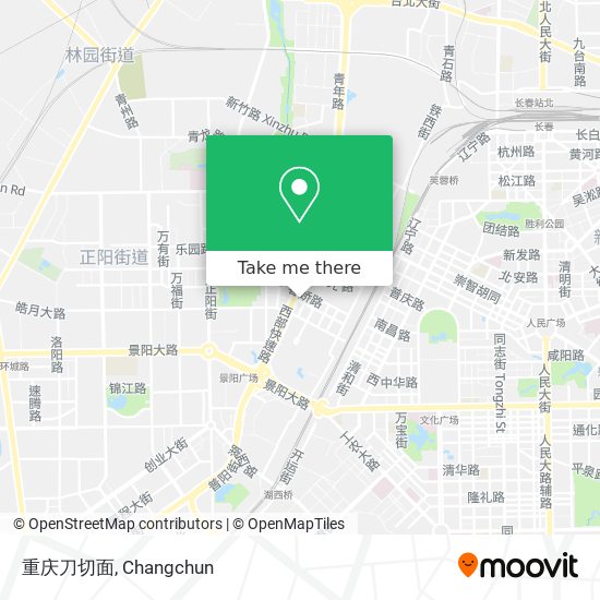 重庆刀切面 map