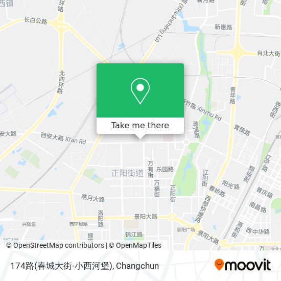 174路(春城大街-小西河堡) map