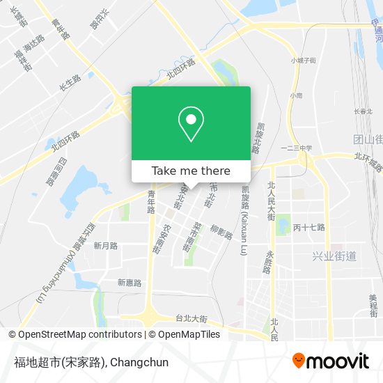福地超市(宋家路) map