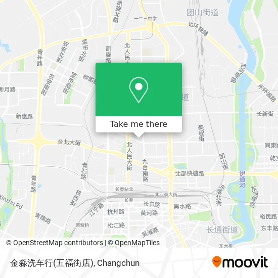 金淼洗车行(五福街店) map