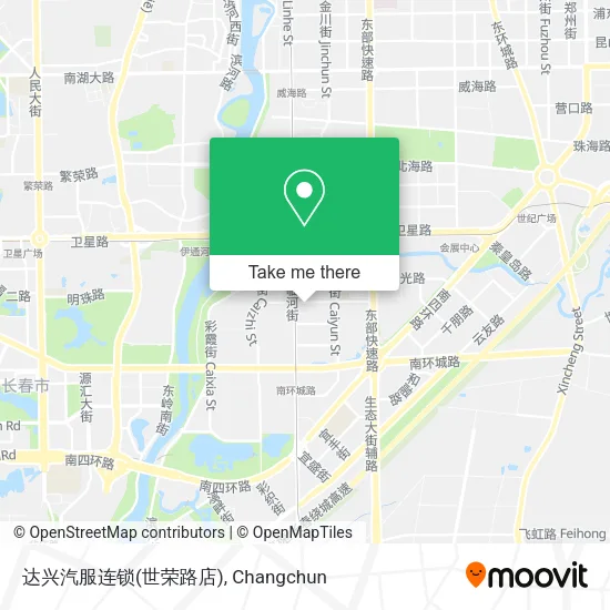 达兴汽服连锁(世荣路店) map