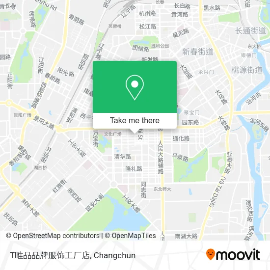 T唯品品牌服饰工厂店 map