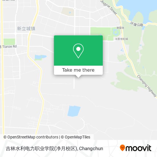 吉林水利电力职业学院(净月校区) map