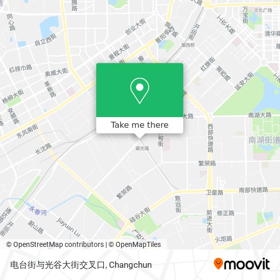 电台街与光谷大街交叉口 map