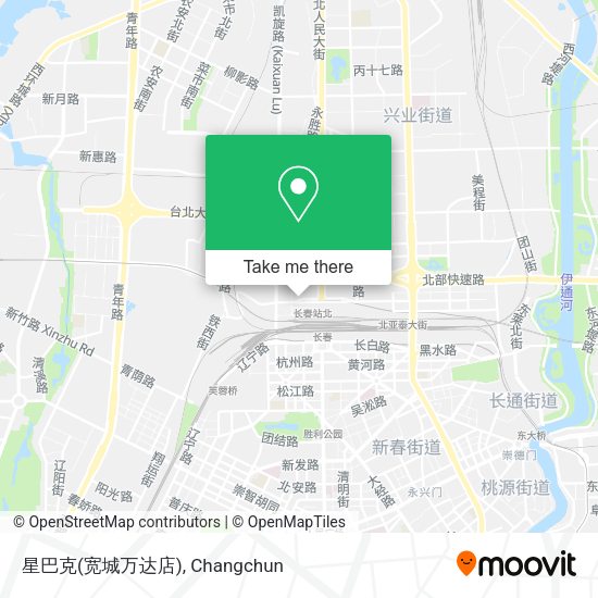星巴克(宽城万达店) map