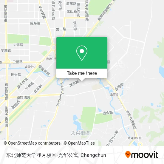 东北师范大学净月校区-光华公寓 map