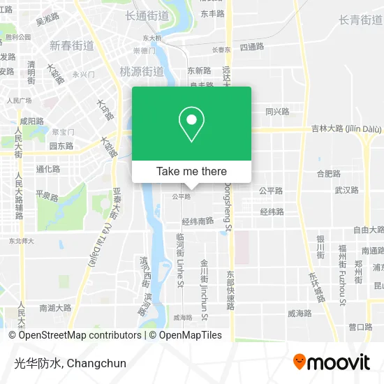 光华防水 map
