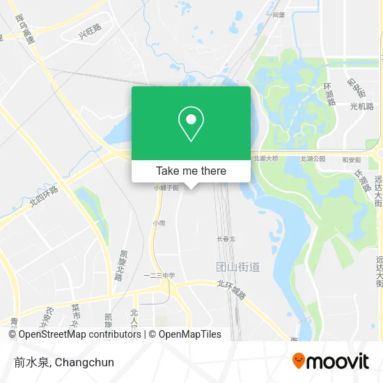 前水泉 map