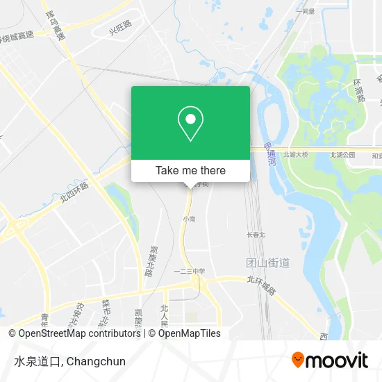水泉道口 map