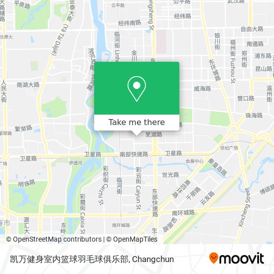 凯万健身室内篮球羽毛球俱乐部 map