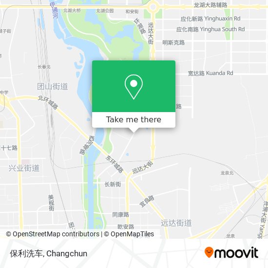 保利洗车 map
