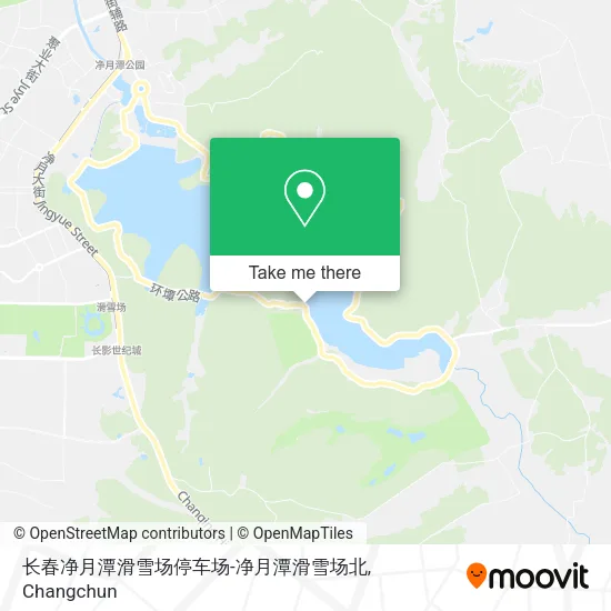 长春净月潭滑雪场停车场-净月潭滑雪场北 map