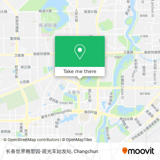 长春世界雕塑园-观光车始发站 map