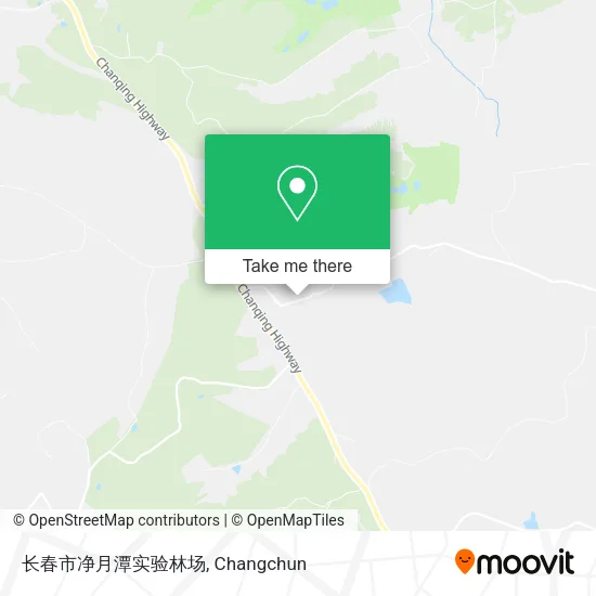 长春市净月潭实验林场 map
