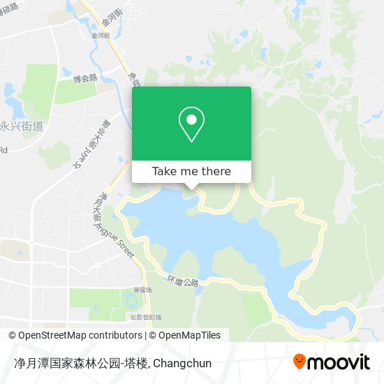 净月潭国家森林公园-塔楼 map