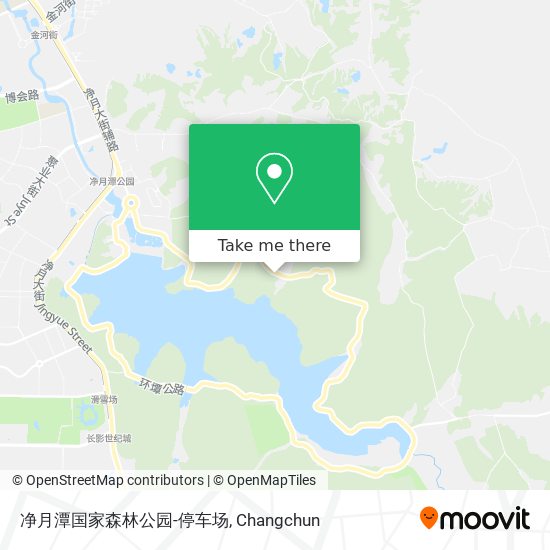 净月潭国家森林公园-停车场 map