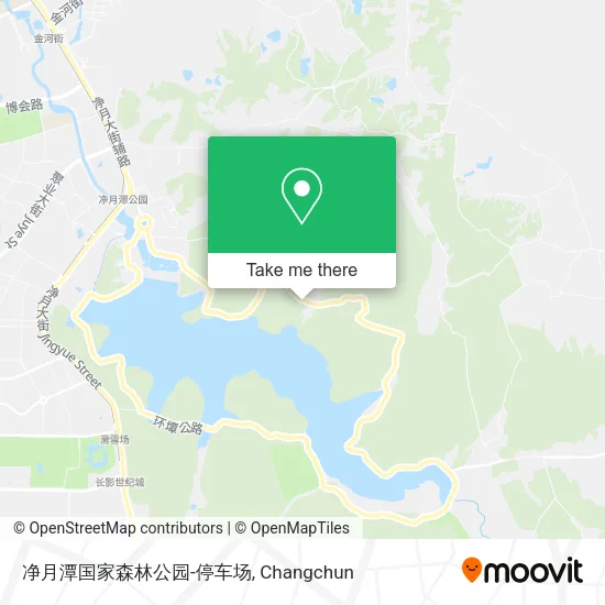 净月潭国家森林公园-停车场 map