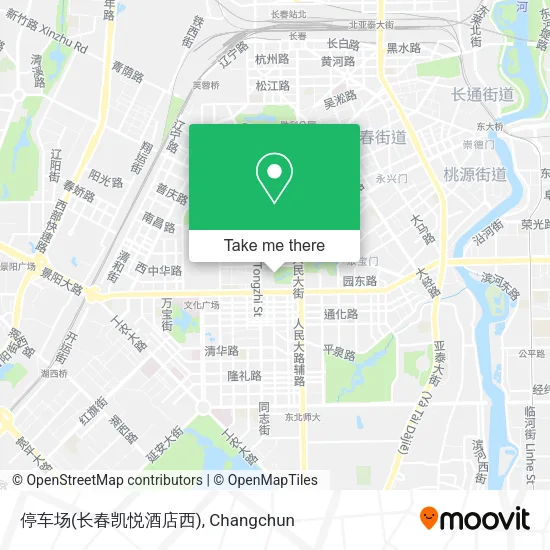 停车场(长春凯悦酒店西) map