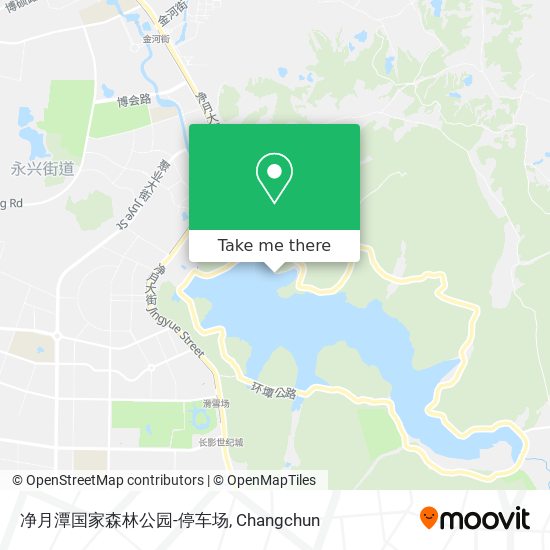 净月潭国家森林公园-停车场 map