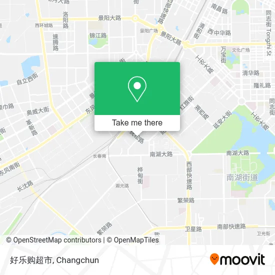 好乐购超市 map