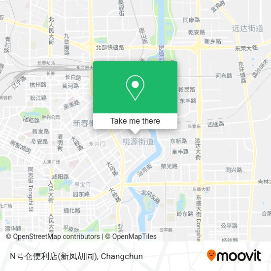 N号仓便利店(新凤胡同) map