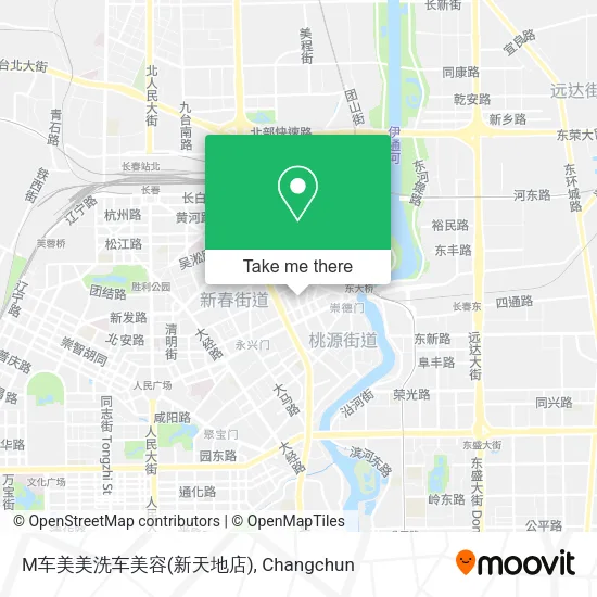 M车美美洗车美容(新天地店) map