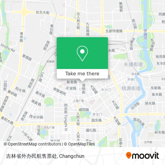 吉林省外办民航售票处 map