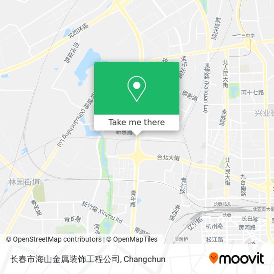 长春市海山金属装饰工程公司 map