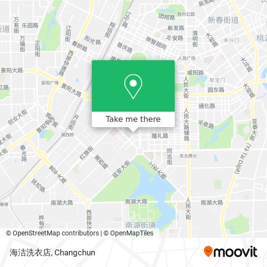海洁洗衣店 map