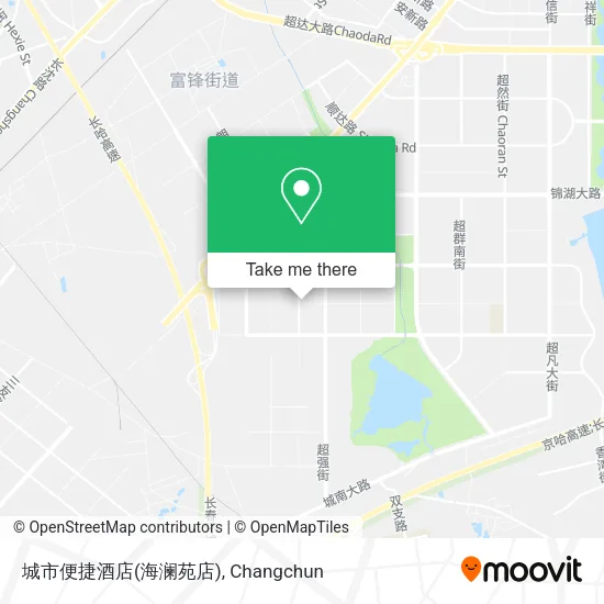 城市便捷酒店(海澜苑店) map