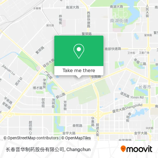 长春晋华制药股份有限公司 map