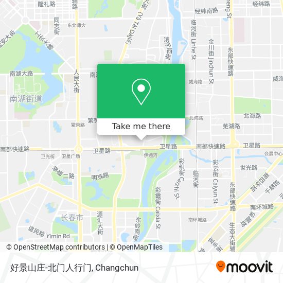 好景山庄-北门人行门 map