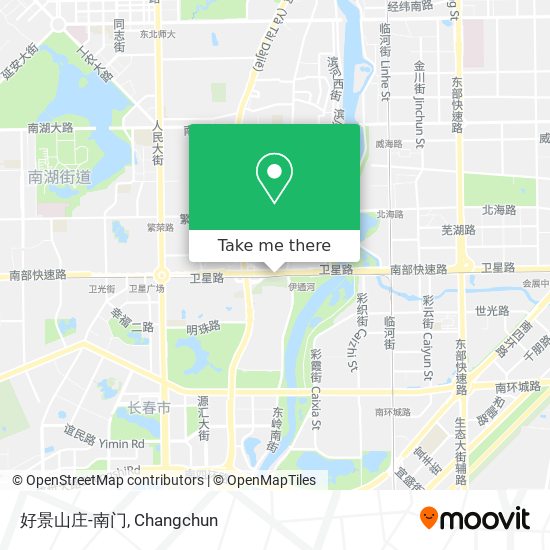 好景山庄-南门 map
