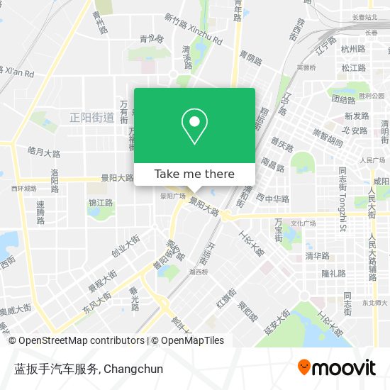 蓝扳手汽车服务 map