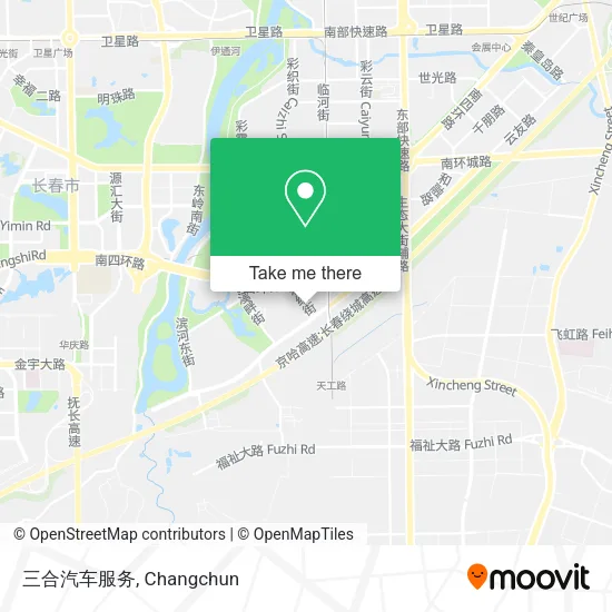 三合汽车服务 map
